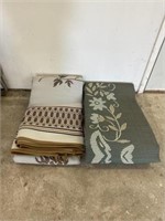 2 Large Outdoor Deck Rugs