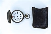 1800s Pocket Watch 800 Silver Remontoir 15 Geneve
