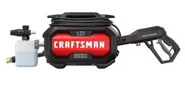 Used- CRAFTSMAN 1800 PSI 1.2-Gallons Cold Water