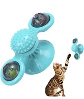 WINDMILL CAT TOYS, TURNTABLE SPINNING TOYS WITH