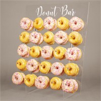 Opal Lily Donut Wall Display Stand - Acrylic Donu