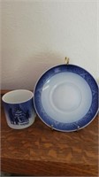 Royal Copenhagen mug & plate