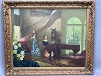 Framed Replica of Morning Melody by McGrew