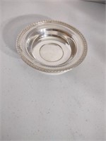 Sterling silver small bowl, 74g. Made by Fisher.