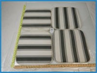 4 OUTDOOR PATIO SEAT CUSHIONS