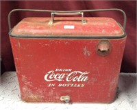 Vintage Tallboy Metal Coca-Cola Cooler