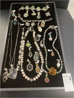 27 Pieces of Handmade Pendants, Necklaces etc.