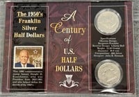 (2) 1952 & 1955 Franklin Half Dollars