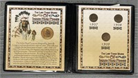 (3) 1907, 08, 09 Indian Head Pennies