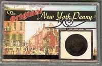 1753 New York Penny