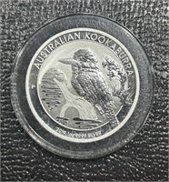 2019 Australia $1 Silver 1 oz Kookaburra