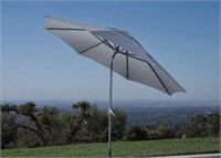 3 M (10 Ft.) Round Market Umbrella - Grey