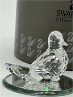 Swarovski Crystal Fantail Dove Figurine