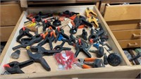 Drawer full clamps knobs