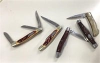 Lot of Winchester and Remington pocket knives