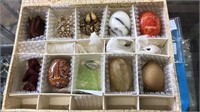 MARBLE EGGS & ANIMAL FIGURINES