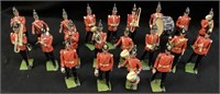 VTG. W. BRITAIN BAND OF THE LINE, DRUMS & BUGLES