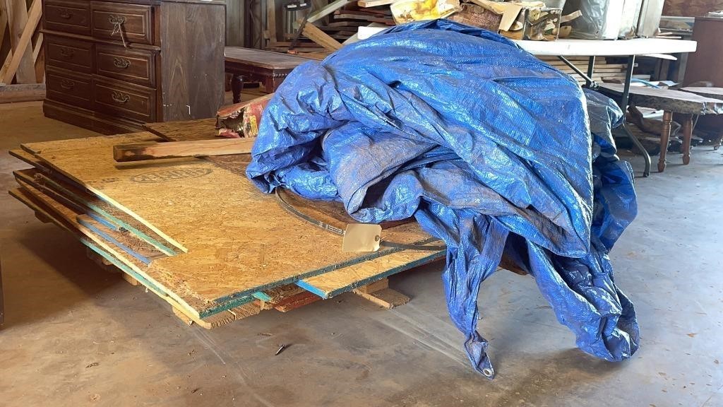 Tarps, Wood in 1/2 sheets