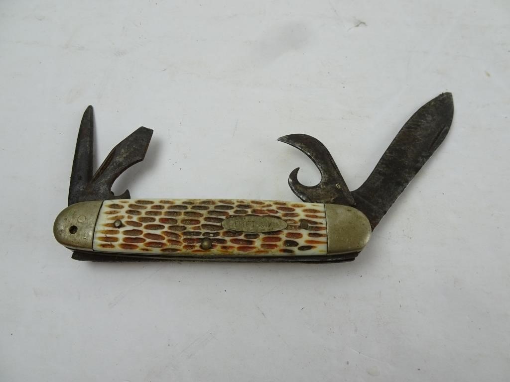 Vintage Craftsman Brand Folding Pocket Knife