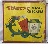 Vintage Chinese Star Checkers, Opened