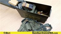 Military Surplus 30.06 Ammo/Can . Approx 201 Rds,