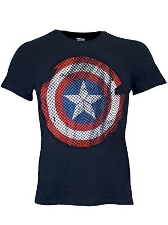 Men's Avengers Captain America T-Shirt, L