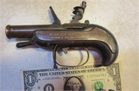 Antique Flintlock Gun Lighter 5" AS-IS