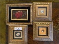 4 Framed Art Décor Pieces