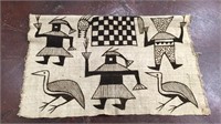 African Mud Cloth Senufo Korhogo Tapestry
