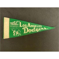 Vintage La Dodgers Mini Pennant 9"