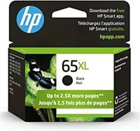 New HP 65XL High Yield Black Original Ink