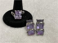 Premier Designs Jewelry Silver plated,Purple