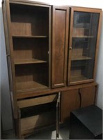 MCM China cabinet. Nice condition.  One piece.