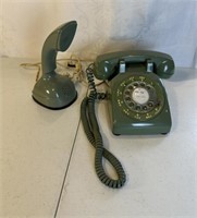 Mint Green Rotary Phone & Ericofon Vintage
