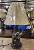 Resin Duck Sculpture Table Lamp