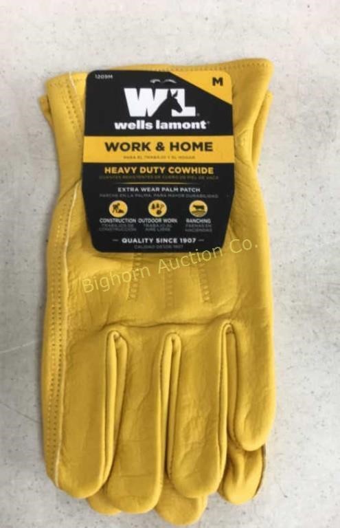 Wells Lamont Size Medium HD Cowhide Leather Gloves