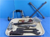 Tire Iron, Wrenches, Tools-some Vintage