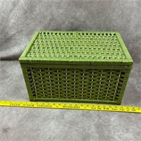 Rattan Weaving Storage Box with Lid