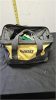 Dewalt bag with tools.