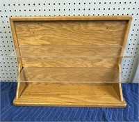 OAK WALL SHELF FOR 1/24 SCAEL CARS