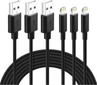MFi Certified Lightning Data/Charging Cable 3pk