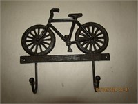 Antique Bicycle coat or key hook