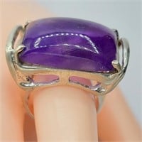 $400 Silver Amethyst Ring