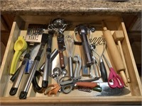 Assorted kitchen utensils