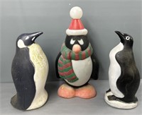3 Penguin Blow Molds