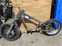 Bike frame, and wheels