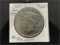 1928-S Silver Peace Dollar! Rare Date!!