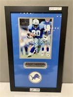 Barry Sanders Detroit Lions custom framed photo