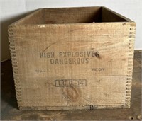 Wooden Explosive Crate