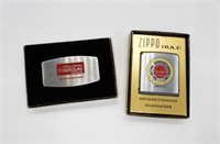 1 ZIPPO MEASURING TAPE, 1 POCKET KNIFE